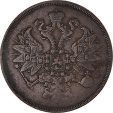 Coin, Russia, Alexander II, 2 Kopeks, 1860, VF(20-25), Copper, KM:4a.1