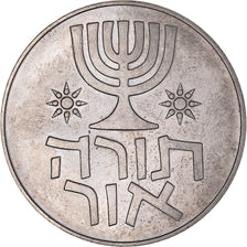 Coin, Israel, Lira, 1958, Berne, Hanukkah - Law is Light., EF(40-45)