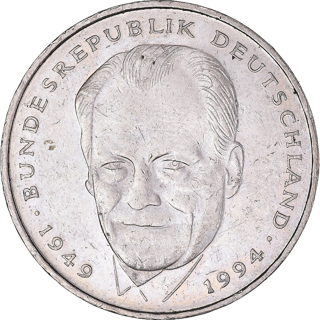 Coin, GERMANY - FEDERAL REPUBLIC, 2 Mark, 1995, Berlin, Willy Brandt.