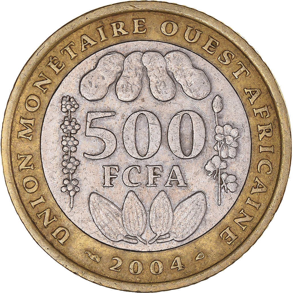 Coin, West African States, Monnaie de Paris, 500 Francs, 2004, Pessac