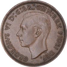 Münze, Australien, 1/2 Penny, 1951, SS, Bronze, KM:42