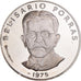 Monnaie, Panama, 5 Balboas, 1975, U.S. Mint, BE, SUP, Argent, KM:40.1a
