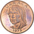 Moeda, Panamá, Centesimo, 1975, Franklin Mint, BE, MS(63), Zinco Cobreado
