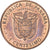 Moeda, Panamá, Centesimo, 1975, Franklin Mint, BE, MS(63), Zinco Cobreado