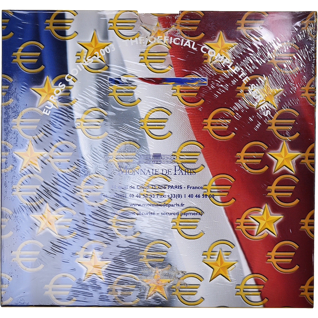 Francja, Euro-Set, 2003, BU, MS(65-70), ND, Gadoury:page 338