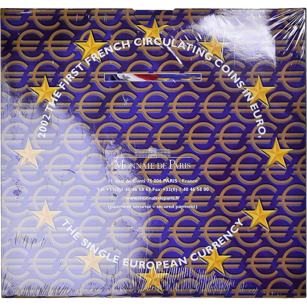Francia, Monnaie de Paris, Euro-Set, 2002, BU, FDC, Sin información
