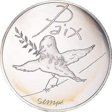 Francia, 50 Euro, Paix, Sempé, 2014, Paris, Printemps / Été .BE, FDC, Argento