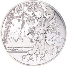Francja, 50 Euro, Astérix, Paix, 2015, Paris, FDC, MS(65-70), Srebro