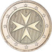 Malta, 2 Euro, 2011, CROIX DE MALTE, MS(65-70), Bimetaliczny