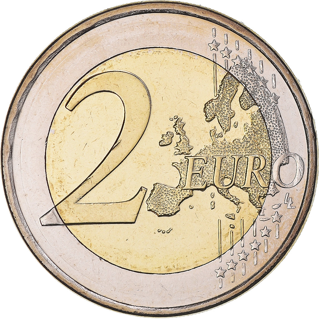 Finlandia, 2 Euro, EMU 10th Anniversary, 2009, Vantaa, FDC, Bi-metallico, KM:144