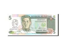 Banconote, Filippine, 5 Piso, 1987, KM:176a, 1987-10-15, FDS