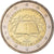 Finland, 2 Euro, Traité de Rome 50 ans, 2007, Vantaa, MS(63), Bi-Metallic