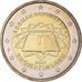 Finland, 2 Euro, Traité de Rome 50 ans, 2007, Vantaa, MS(63), Bi-Metallic