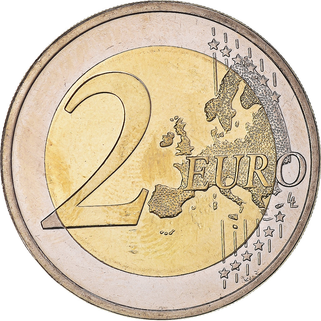 Finland, 2 Euro, Traité de Rome 50 ans, 2007, Vantaa, MS(63), Bi-Metallic