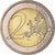 Włochy, 2 Euro, 2008, DROITS DE L'HOMME., MS(65-70), Bimetaliczny