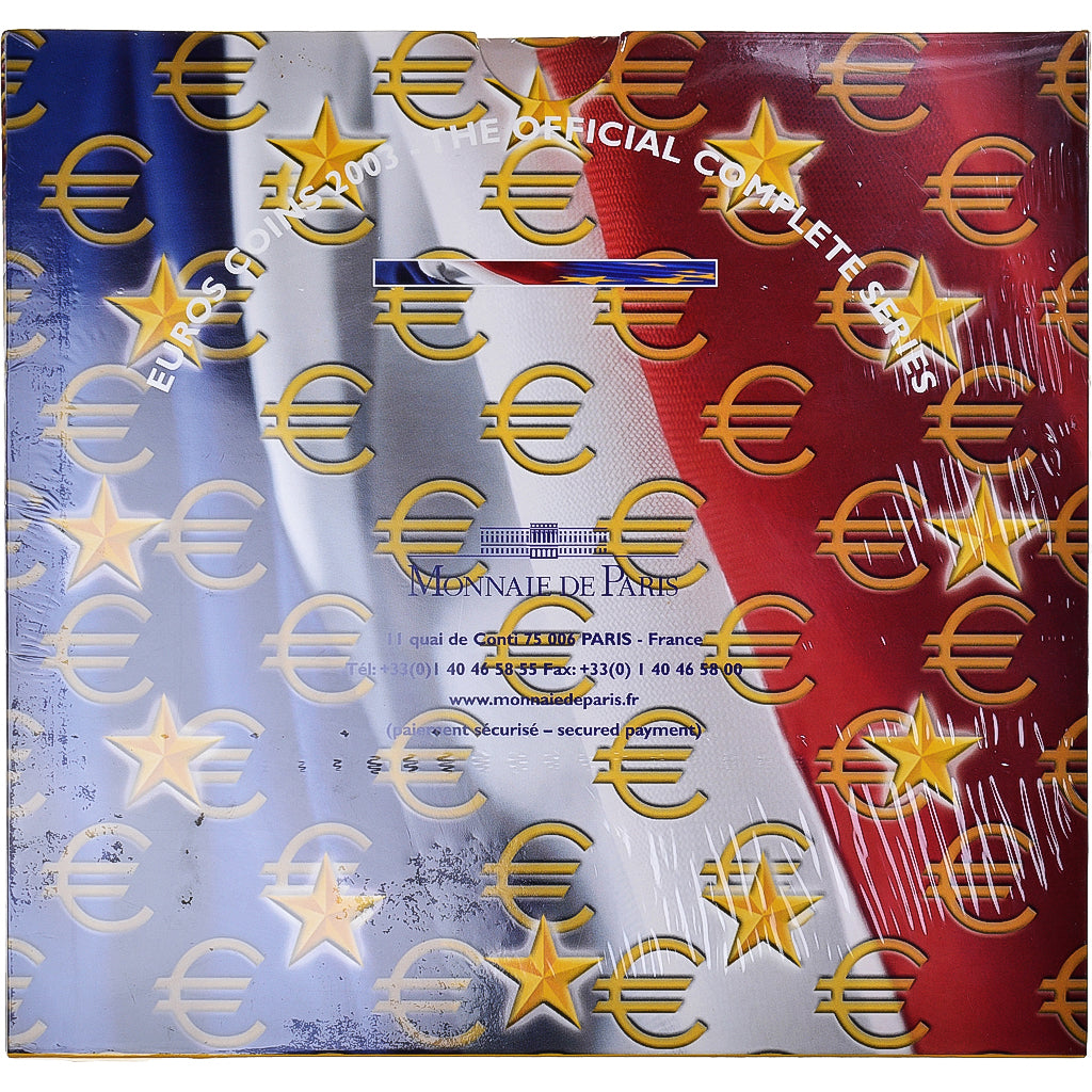 Francia, Euro-Set, 2003, BU, FDC, N.C., Gadoury:page 338