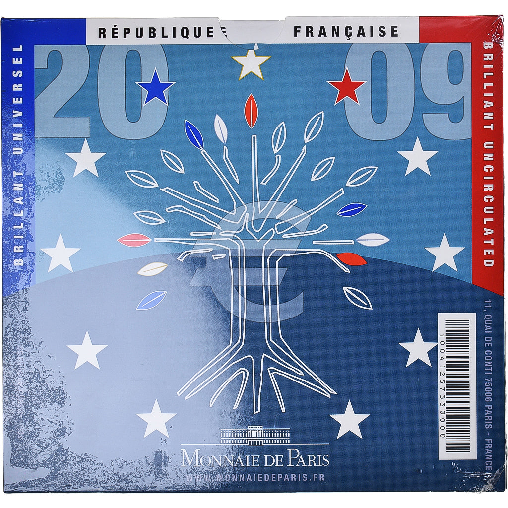 França, Euro-Set, 2009, BU, MS(65-70), (Sem Composição)