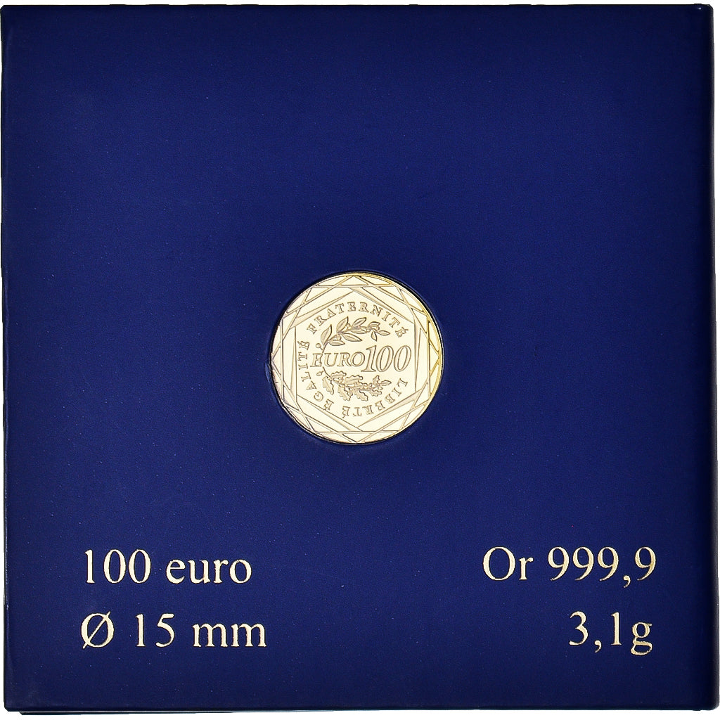 France, Monnaie de Paris, 100 Euro, 2010, Paris, FDC.BU, FDC, Or, KM:1536