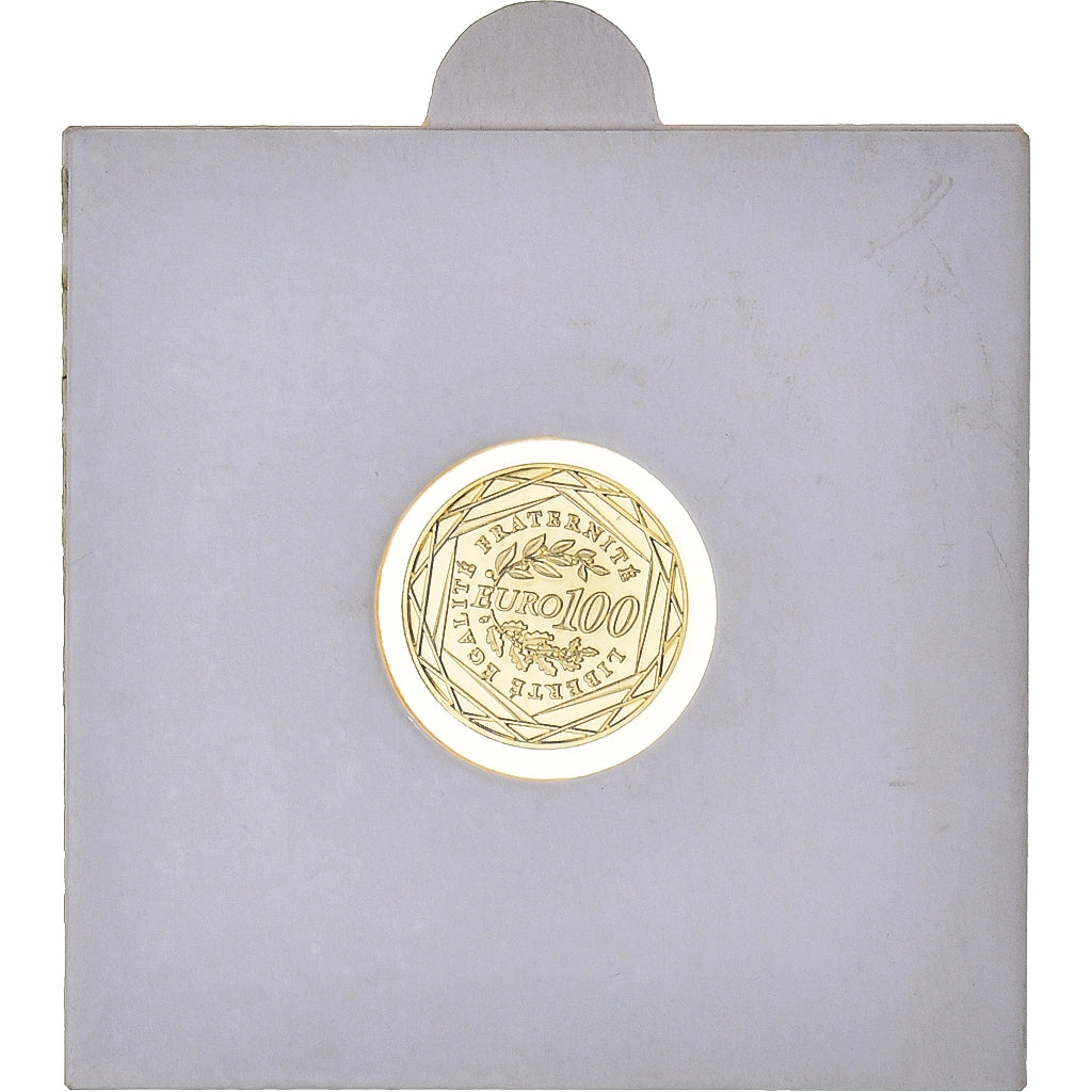 Frankreich, 100 Euro, 2008, Monnaie de Paris, FDC.BU, STGL, Gold, Gadoury:EU288