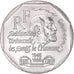 Moneda, Francia, René Cassin, 2 Francs, 1998, SC+, Níquel, KM:1213