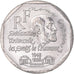Moeda, França, René Cassin, 2 Francs, 1998, MS(60-62), Níquel, KM:1213