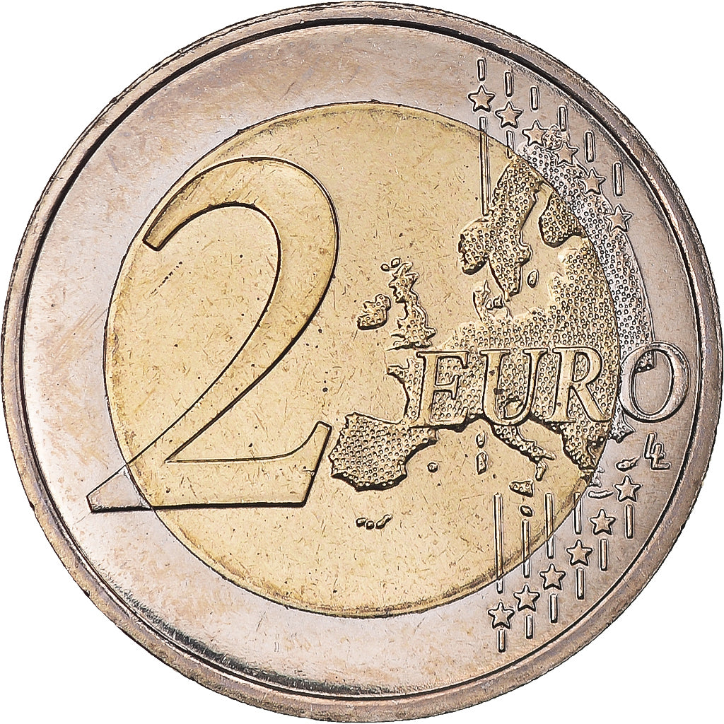 Luxemburg, 2 Euro, 2008, Paris, UNZ+, Bi-Metallic, KM:96