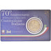 Italie, 2 Euro, 2018, Rome, 70E ANNIVERSAIRE DE LA CONSTITUTION ITALIENNE.BU