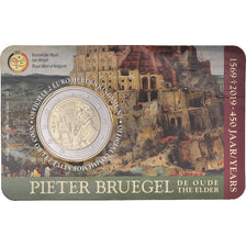 Belgique, 2 Euro, 2019, Bruxelles, Coin Card .BRUEGEL L'ANCIEN.BU, FDC