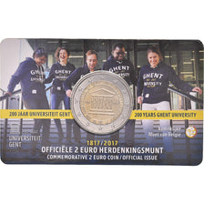 Belgien, 2 Euro, 2017, Royal Belgium Mint, Coin Card .200 ans de l Université