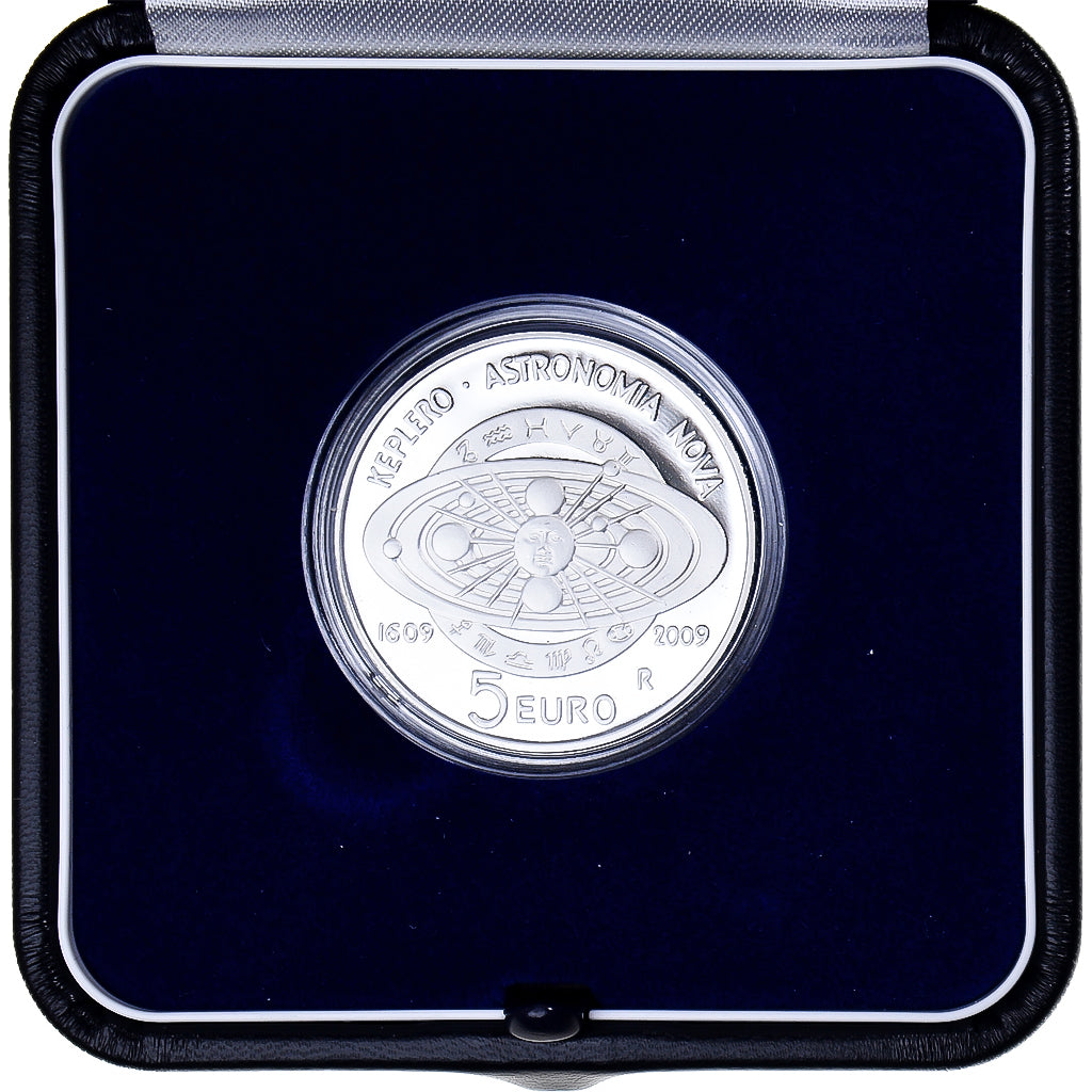 Saint Marin , 5 Euro, 2009, Rome, astronomia Incl dsje & cert.FDC BE, FDC