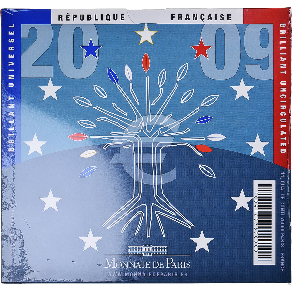 Francia, Monnaie de Paris, Euro-Set, 2009, BU, FDC, Sin información