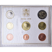 Watykan, Euro-Set, 2009, Rome, Set Euro  2009. official coinset bu, MS(65-70)