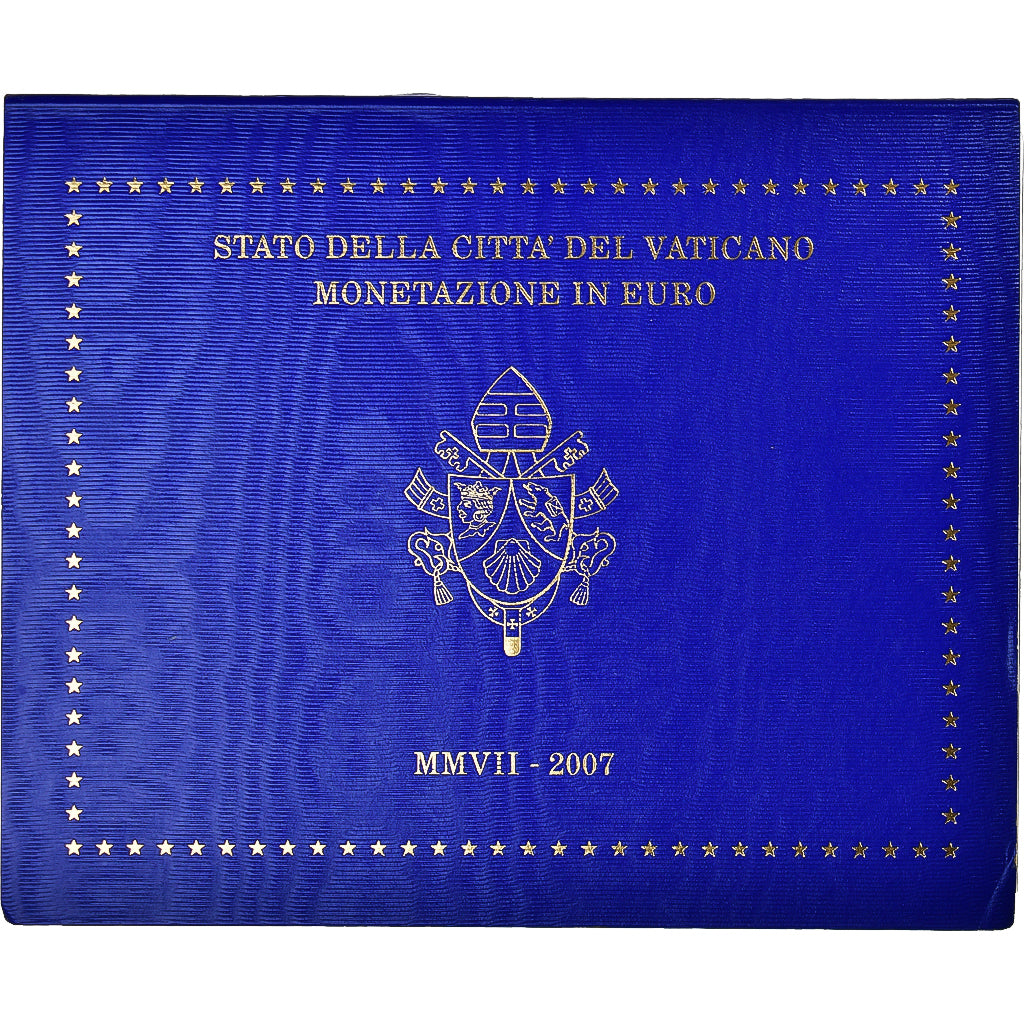 Vaticano, Euro-Set, 2007, Rome, Rome, Benoit XVI.FDC BU, MS(65-70), N/D