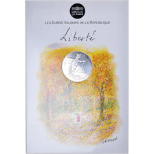 Francia, Monnaie de Paris, 10 Euro, Liberté Automne Sempé, 2014, Paris, FDC
