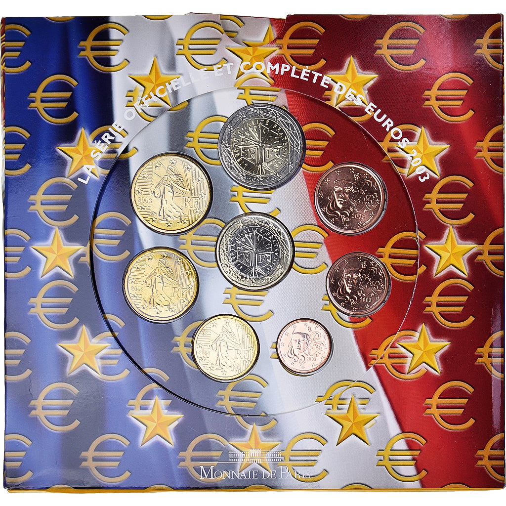 Francia, Monnaie de Paris, Euro-Set, 2003, FDC, Sin información, Gadoury:page