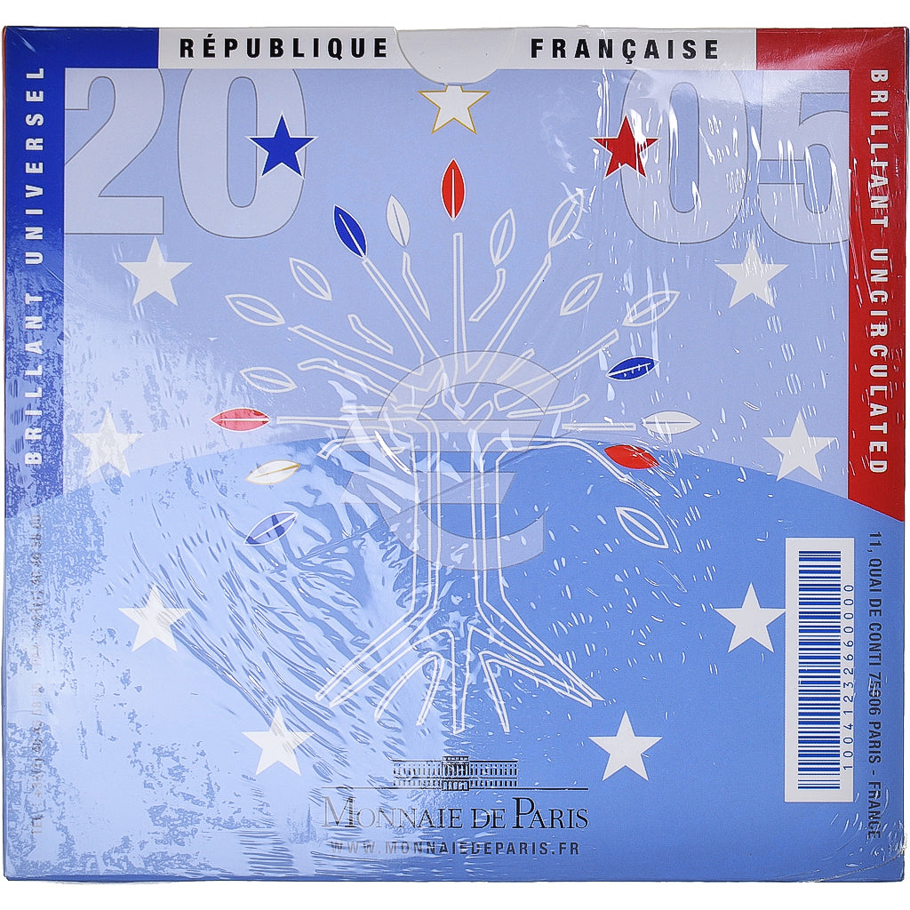 Francia, Monnaie de Paris, Euro-Set, 2005, BU, FDC, Sin información