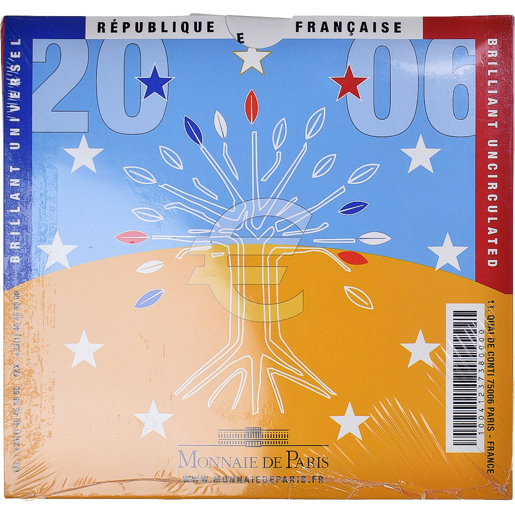 França, Monnaie de Paris, Euro-Set, 2006, BU, MS(65-70), N/D