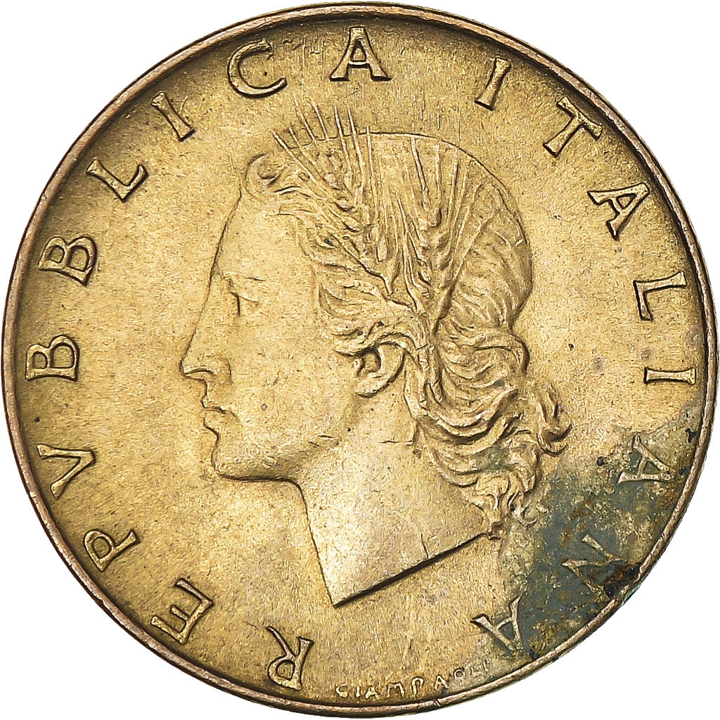 Moneta, Italia, 20 Lire, 1981, Rome, MB, Alluminio-bronzo, KM:97.2