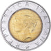 Monnaie, Italie, 500 Lire, 1999, Rome, TTB, Bimétallique, KM:203