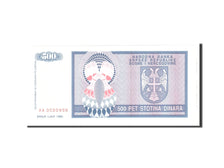 Bosnia - Herzegovina, 500 Dinara, 1992, KM:136a, Undated, UNC(65-70)