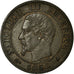 Coin, France, Napoleon III, Napoléon III, Centime, 1856, Bordeaux, AU(55-58)