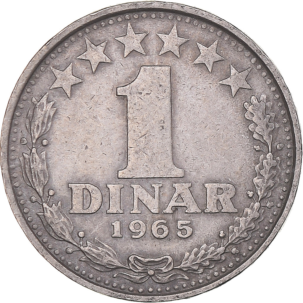 Münze, Jugoslawien, Dinar, 1965, Paris, SS, Kupfer-Nickel, KM:47