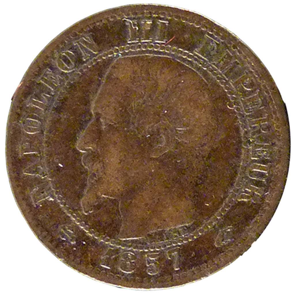 Francia, Napoleon III, Napoléon III, Centime, 1857, Paris, MB, Bronzo, Gadou...