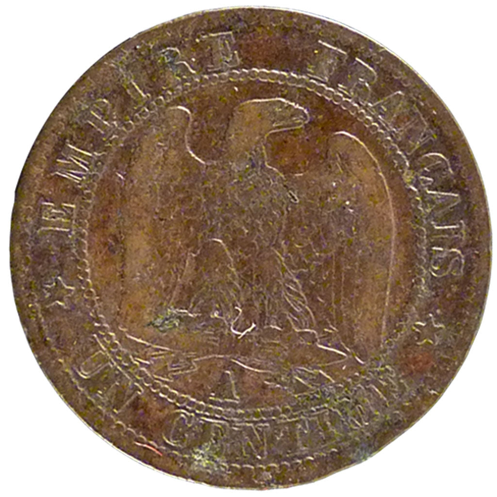 Francia, Napoleon III, Napoléon III, Centime, 1857, Paris, MB, Bronzo, Gadou...