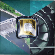 Lussemburgo, 2.5 EURO, 2018, Centrale Hydroélectrique de Vianden.FDC.BE, FDC