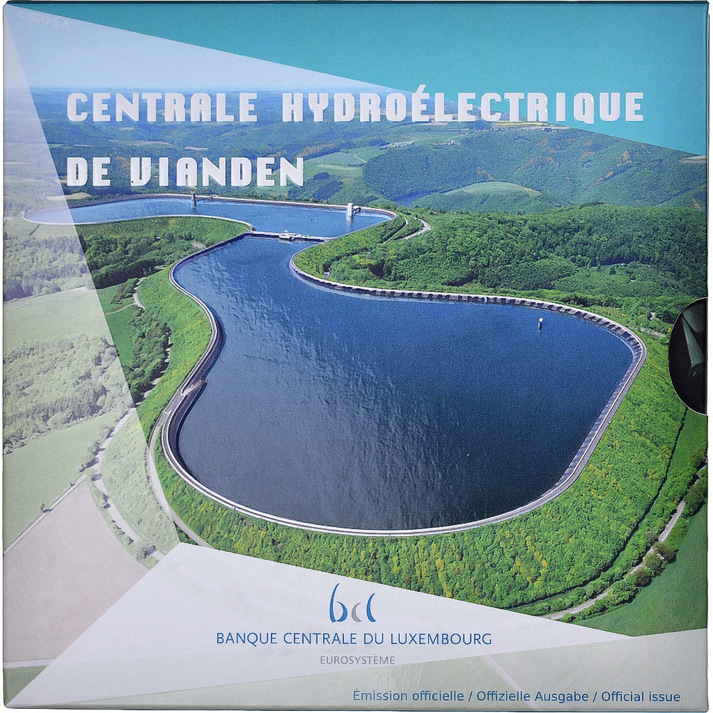 Lussemburgo, 2.5 EURO, 2018, Centrale Hydroélectrique de Vianden.FDC.BE, FDC