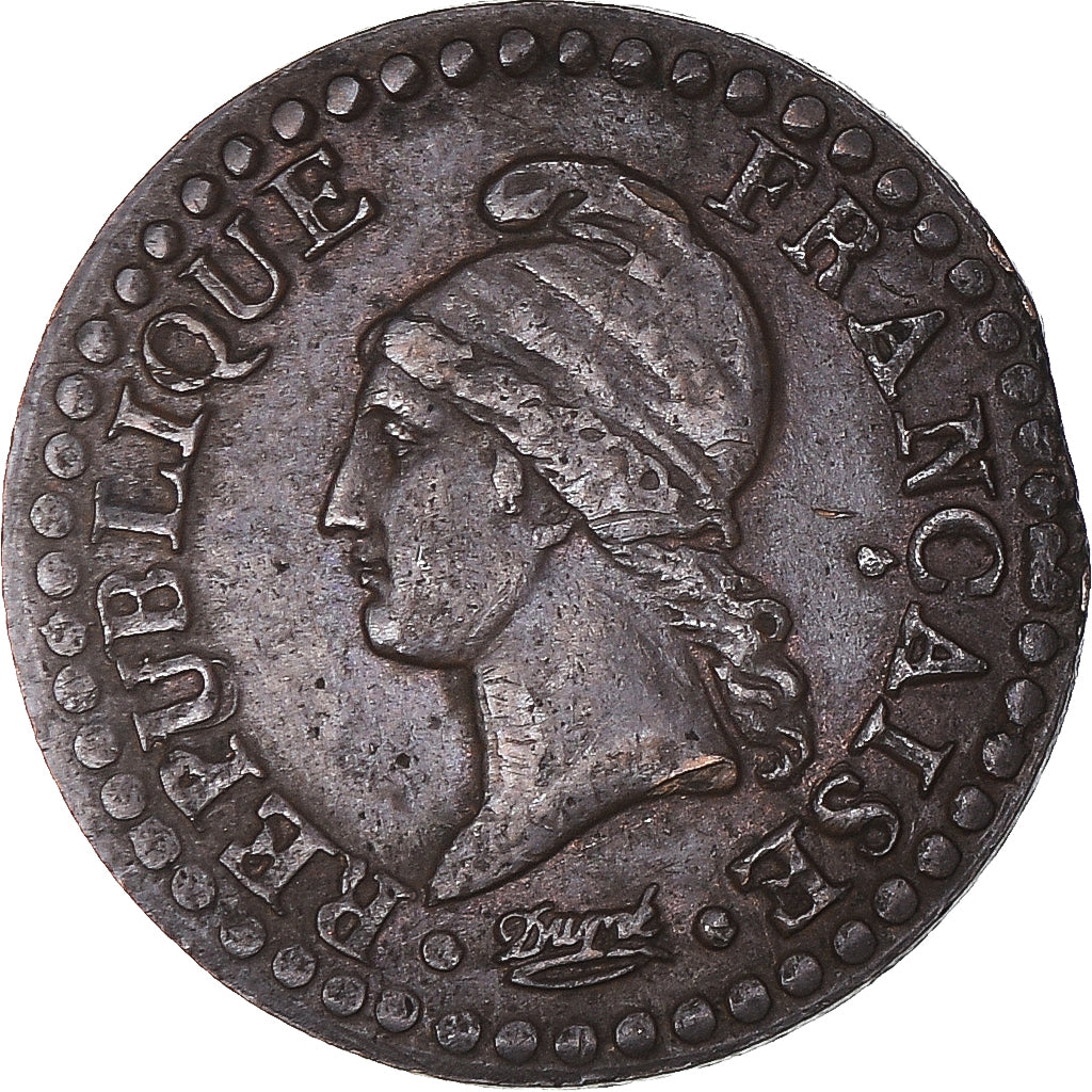 Monnaie, France, Dupré, Centime, AN 7, Paris, TB+, Bronze, Gadoury:76, KM:646