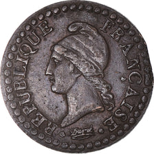 Monnaie, France, Dupré, Centime, AN 7, Paris, TB+, Bronze, Gadoury:76, KM:646