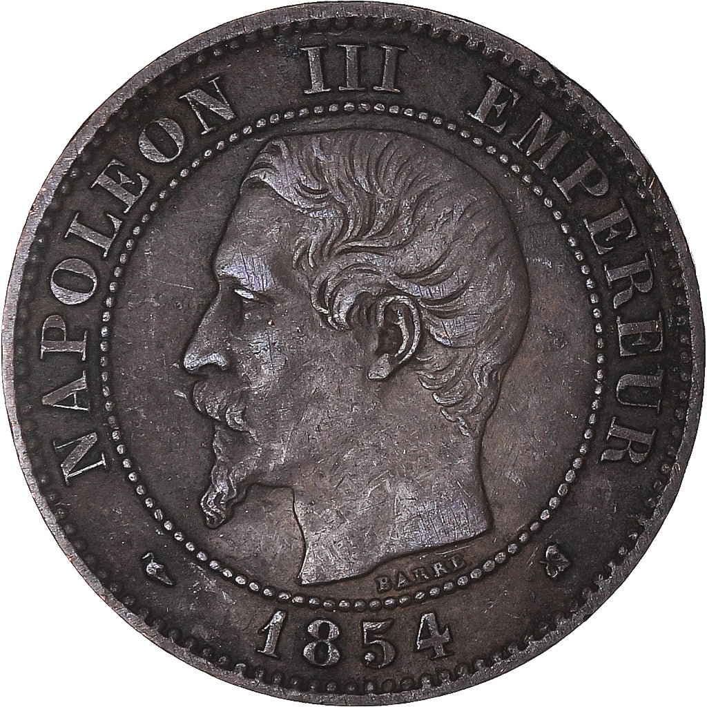 Münze, Frankreich, Napoleon III, Napoléon III, 2 Centimes, 1854, Bordeaux, S+