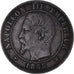 Monnaie, France, Napoleon III, Napoléon III, 2 Centimes, 1855, Bordeaux, TB